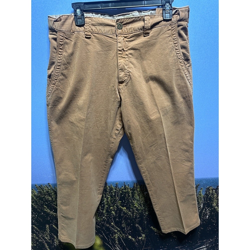 The Territory Ahead Pants Mens 34x30 Brown‎ Orange Chino Straight Leg